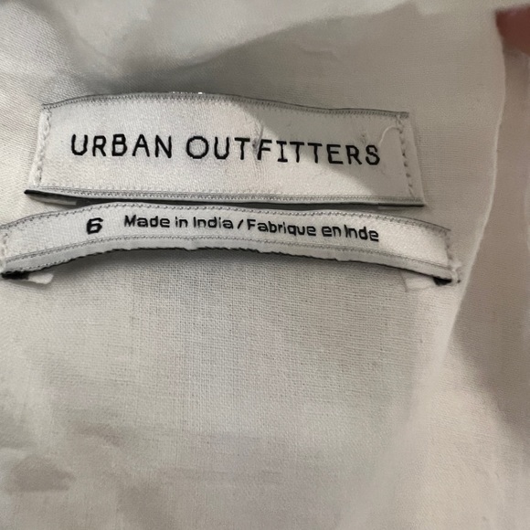 Urban Outfitters White Linen Dress - Picture 2 of 3